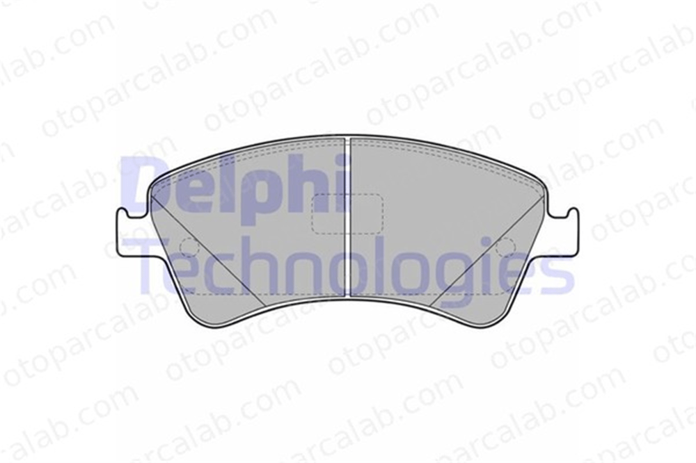 DELPHI LP2104 Fren Disk Balata Ön TOYOTA AVENSIS Sedan AVENSIS Station wagon 446502280 0446502280
