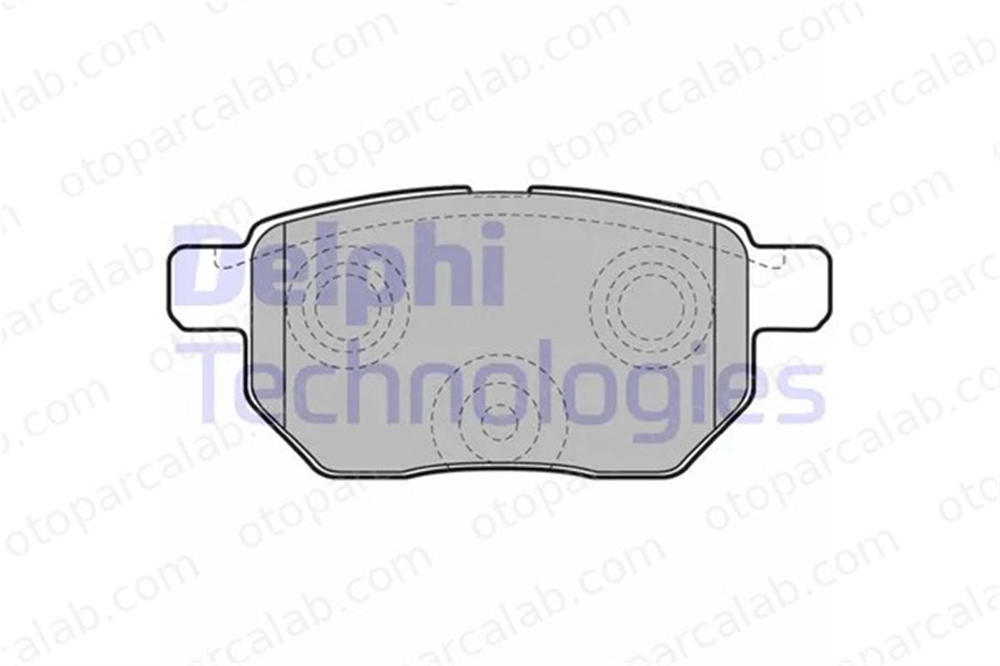 DELPHI LP2105 Fren Disk Balata Arka TOYOTA AURIS COROLLA Sedan 446602280 446647020