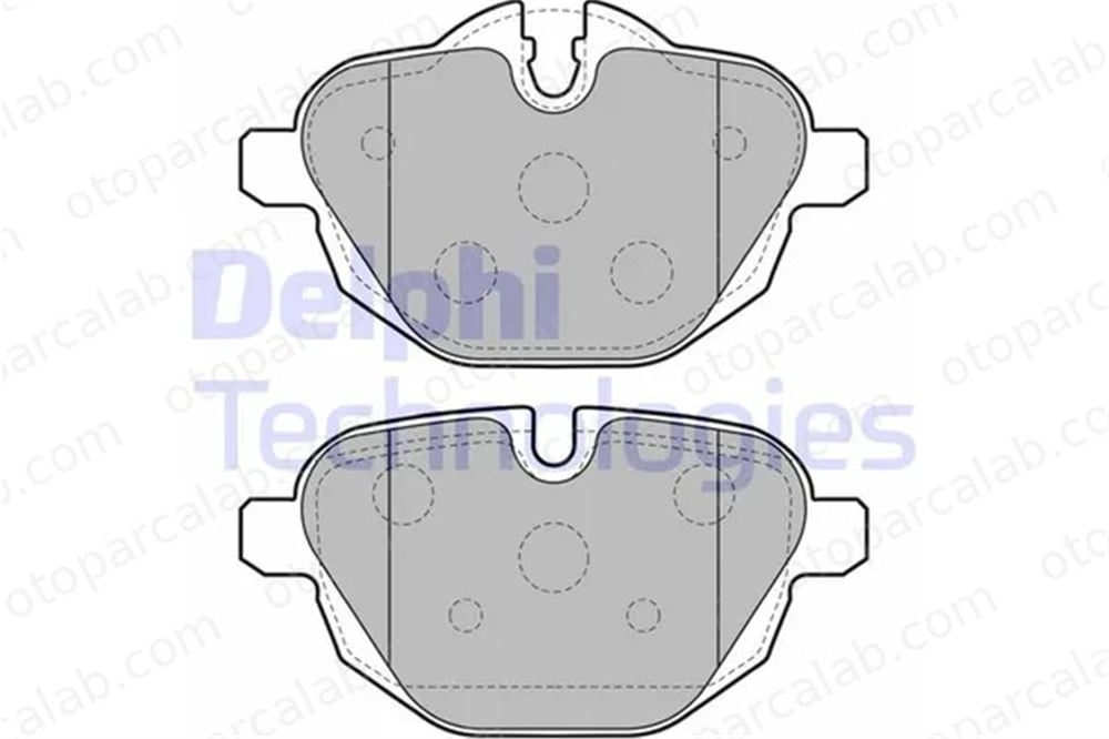 DELPHI LP2162 Fren Disk Balata Arka BMW 5 5 Touring 34216885451 34216796741
