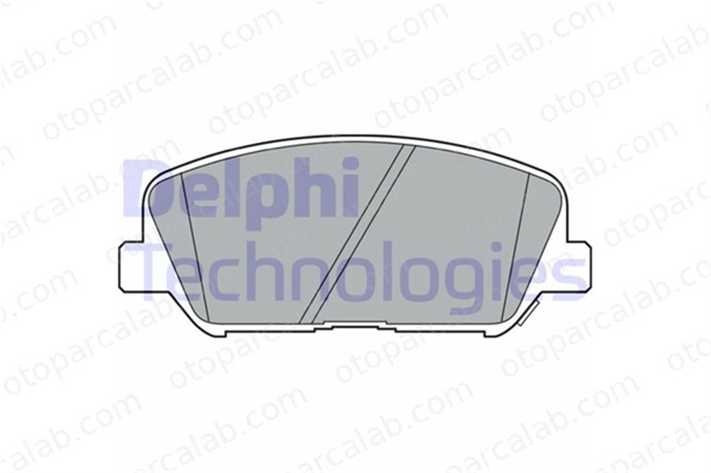 DELPHI LP2477 Fren Disk Balata Ön KIA CEE'D HYUNDAI i30 581012MA00 581012MA90