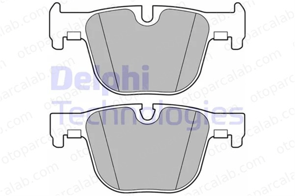 DELPHI LP2494 Fren Disk Balata Arka BMW 3 Touring 3 34206799813 34216850570
