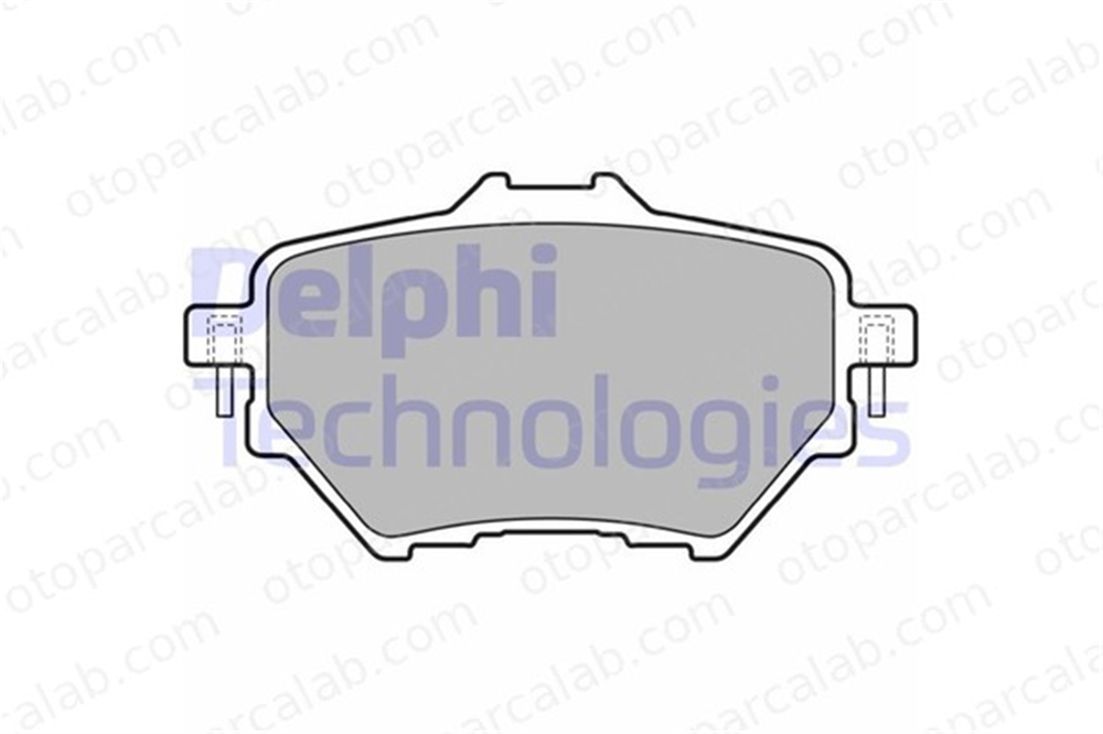 DELPHI LP2505 Fren Disk Balata Arka PEUGEOT 308 II 308 SW II 1609000680 1619790880