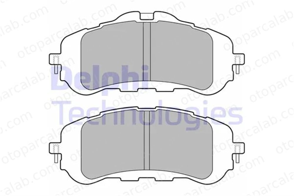 DELPHI LP2506 Fren Disk Balata Ön PEUGEOT 308 II 308 SW II 1610428780 1619790980