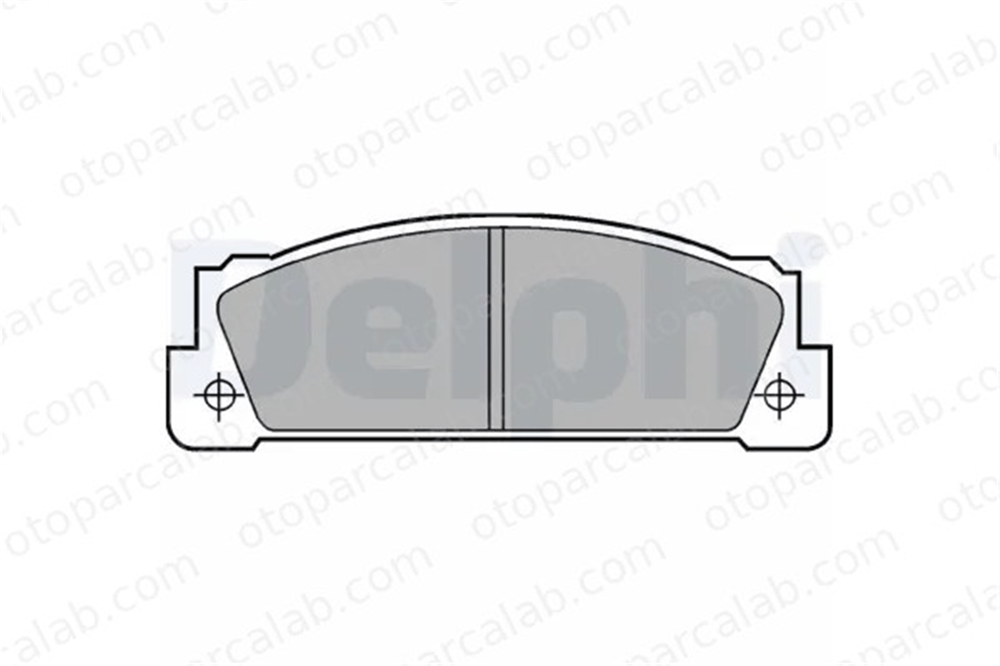 DELPHI LP253 Fren Disk Balata Ön FIAT 131 132 3980604 4296669