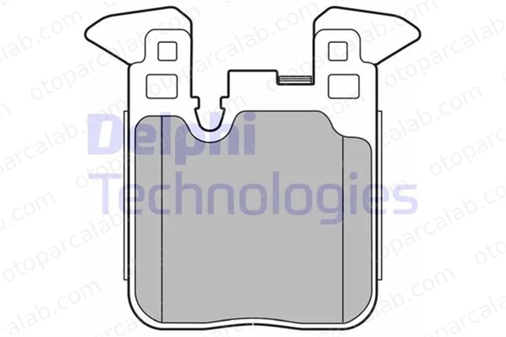 DELPHI LP2660 Fren Disk Balata Ön BMW 1 3 34212284989 34216855474