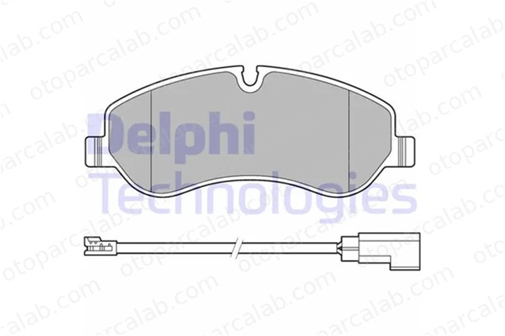 DELPHI LP2661 Fren Disk Balata Ön veya Arka FORD TRANSIT V363 Panelvan/Van TRANSIT V363 Platform şasi BK212K021AC 2391870