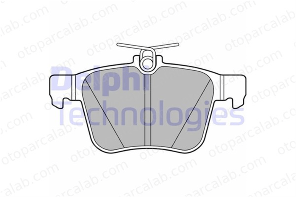 DELPHI LP2697 Fren Disk Balata Arka VW GOLF VII AUDI A3 Sportback 3Q0698451F 8V0698451D