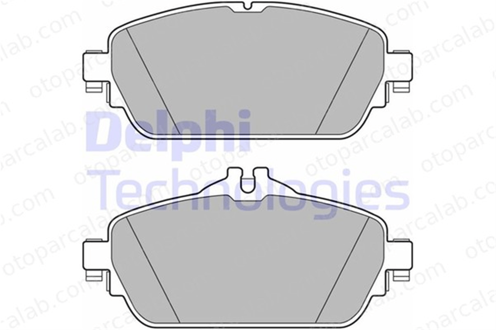 DELPHI LP2764 Fren Disk Balata Ön MERCEDES-BENZ C-SERISI C-SERISI T-Model A0004208700 A0004204500