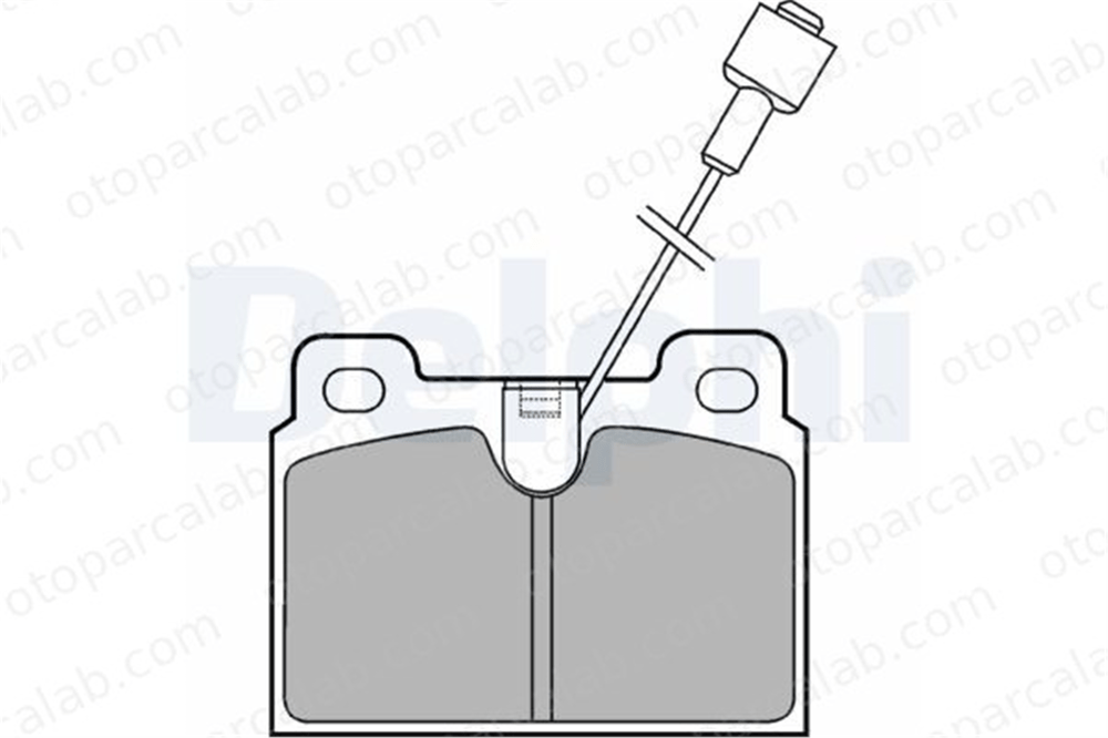 DELPHI LP306 Fren Disk Balata Ön TALBOT HORIZON 424897 425063