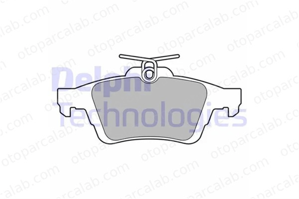 DELPHI LP3207 Fren Disk Balata Arka SAAB 9-3 Station wagon FORD FOCUS III Turnier 2T1J2M008AA 93183140