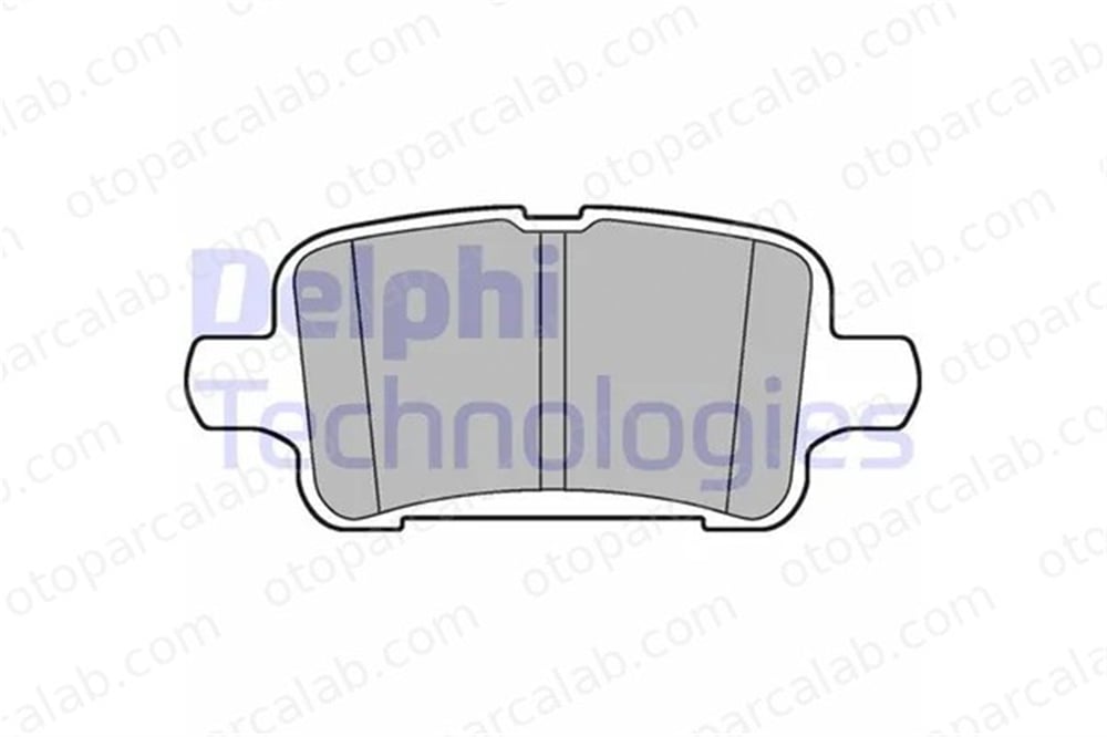 DELPHI LP3218 Fren Disk Balata Arka OPEL ASTRA K ASTRA K Sports Tourer 1684934880 39037199