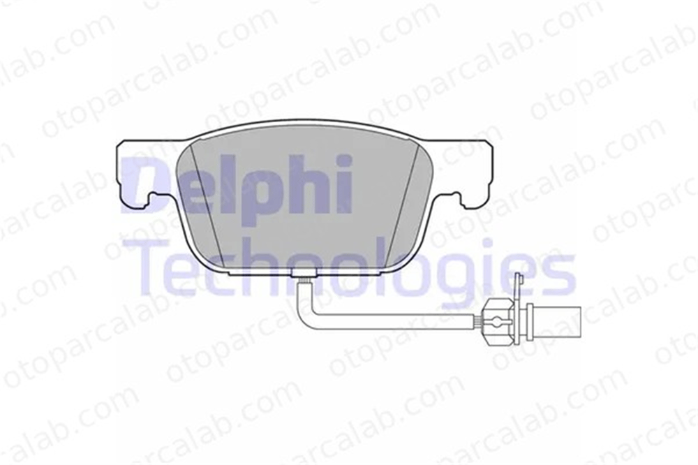 DELPHI LP3219 Fren Disk Balata Ön AUDI A4 B9 A4 B9 Avant 8W0698151Q 8W0698151AA