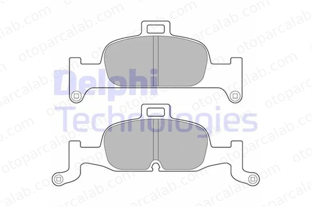 DELPHI LP3239 Fren Disk Balata Ön AUDI A4 B9 Avant A4 B9 8W0698151AQ 8W0698151AC