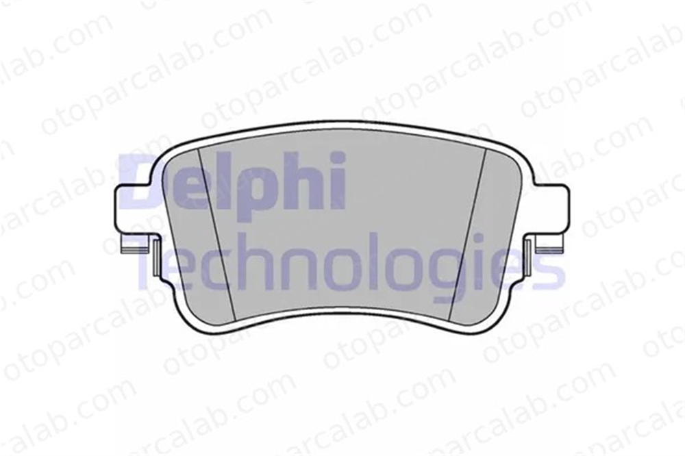 DELPHI LP3261 Fren Disk Balata Arka CITROËN SPACETOURER Minibüs/Otobüs JUMPY Panelvan/Van 1617936880 1675991880