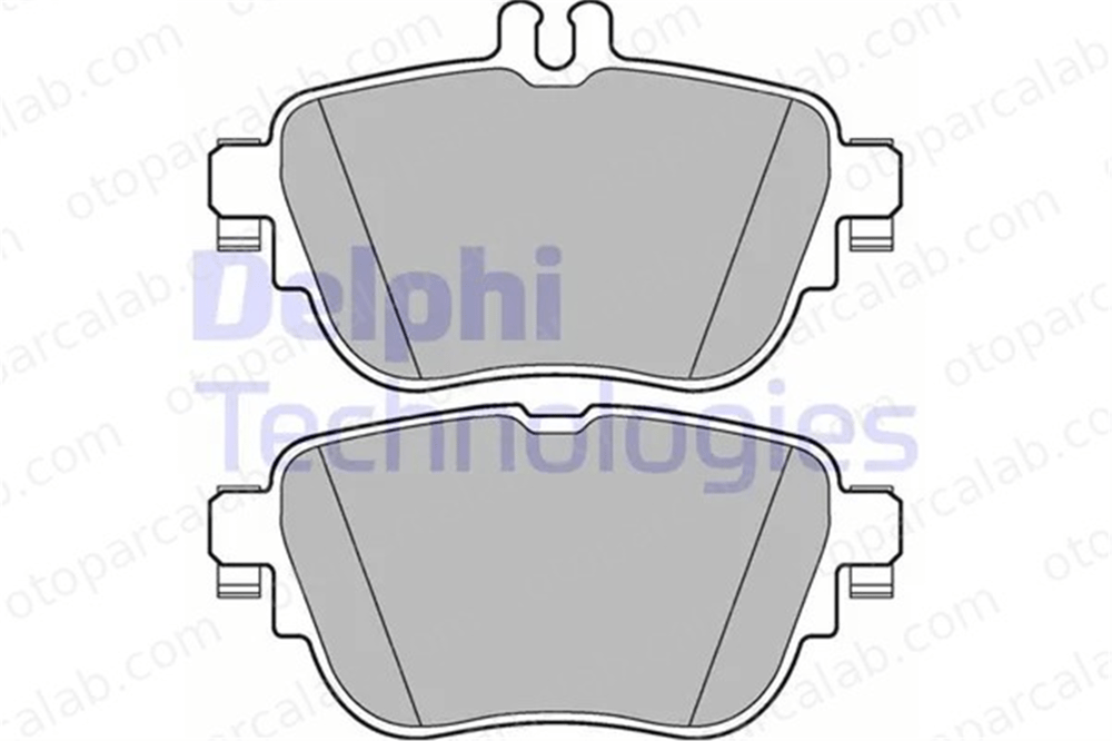 DELPHI LP3262 Fren Disk Balata Arka MERCEDES-BENZ E-SERISI E-SERISI Coupe A0004209700 A0004209303