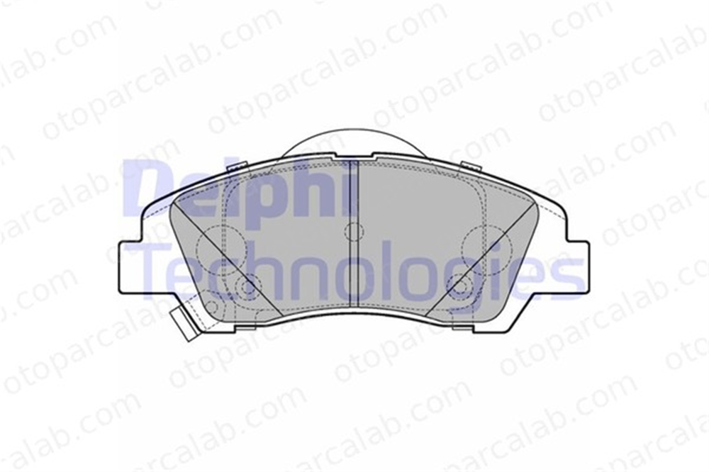 DELPHI LP3265 Fren Disk Balata Ön HYUNDAI i10 II i10 III 58101B9A30 58101B9A70