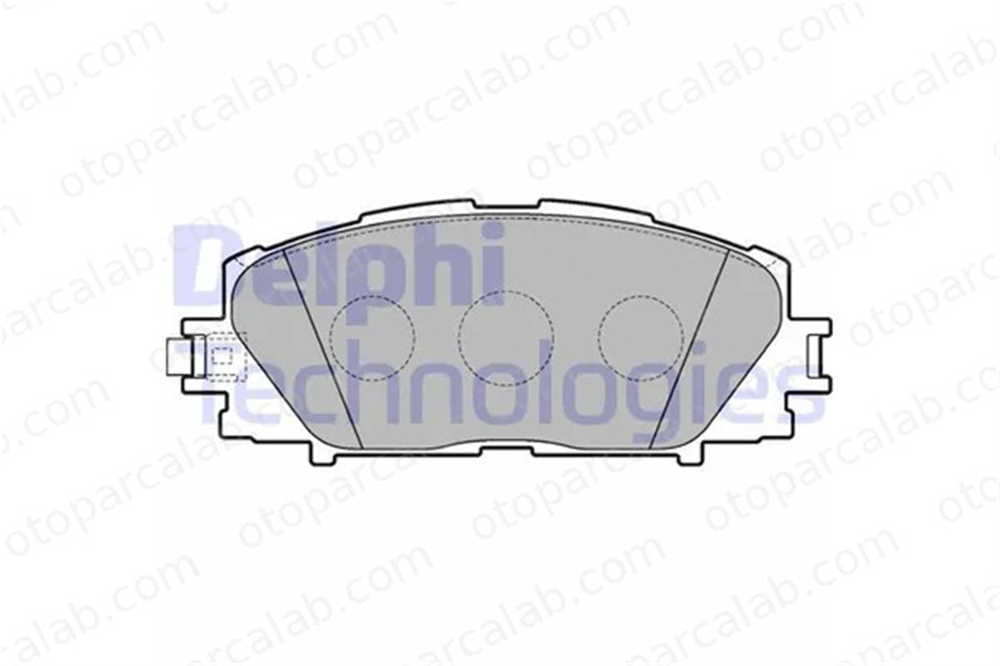 DELPHI LP3273 Fren Disk Balata Ön TOYOTA PRIUS PRIUS PLUS 446552320 04465-52320