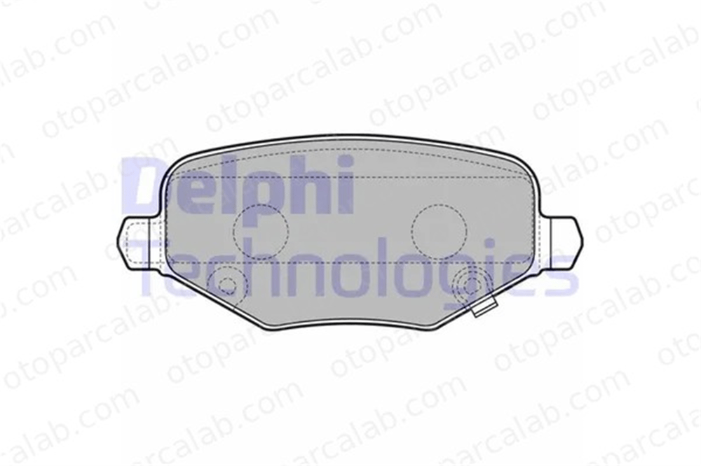 DELPHI LP3296 Fren Disk Balata Ön DODGE JOURNEY CHRYSLER GRAND VOYAGER V 68192439AB 7B0698451G