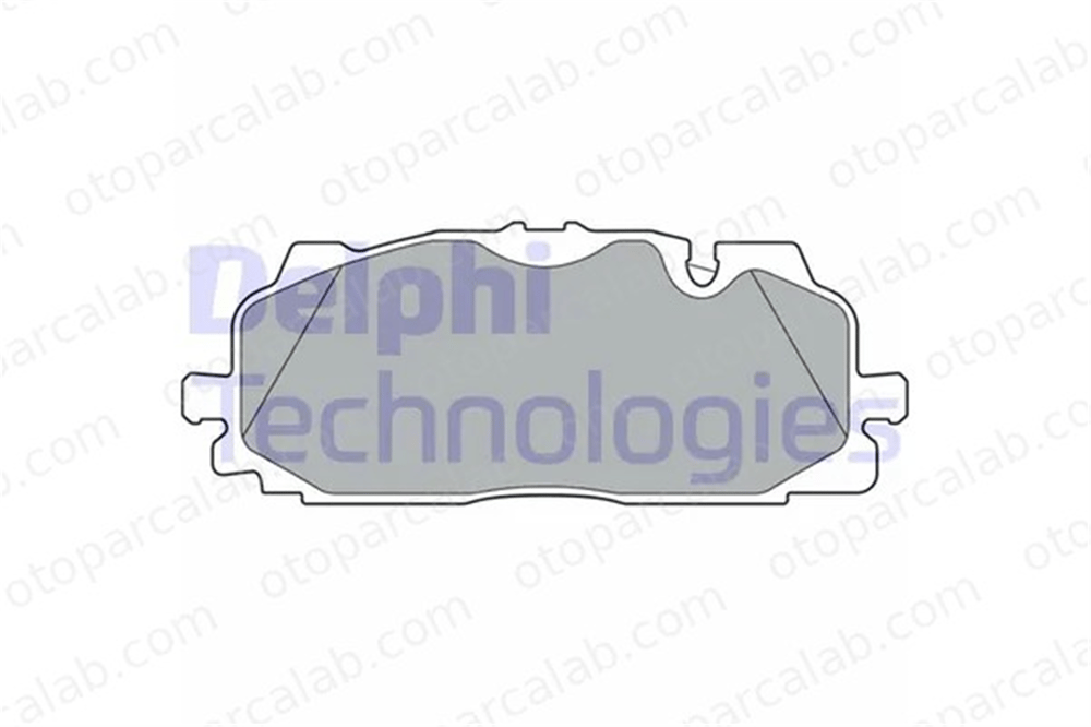 DELPHI LP3302 Fren Disk Balata Ön AUDI A6 C8 A6 C8 Avant 4M0698151AP 8W0698151N
