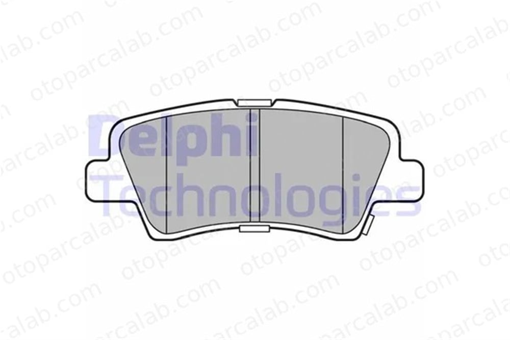 DELPHI LP3309 Fren Disk Balata Arka HYUNDAI TUCSON SSANGYONG TIVOLI 583021RA30 583021WA35