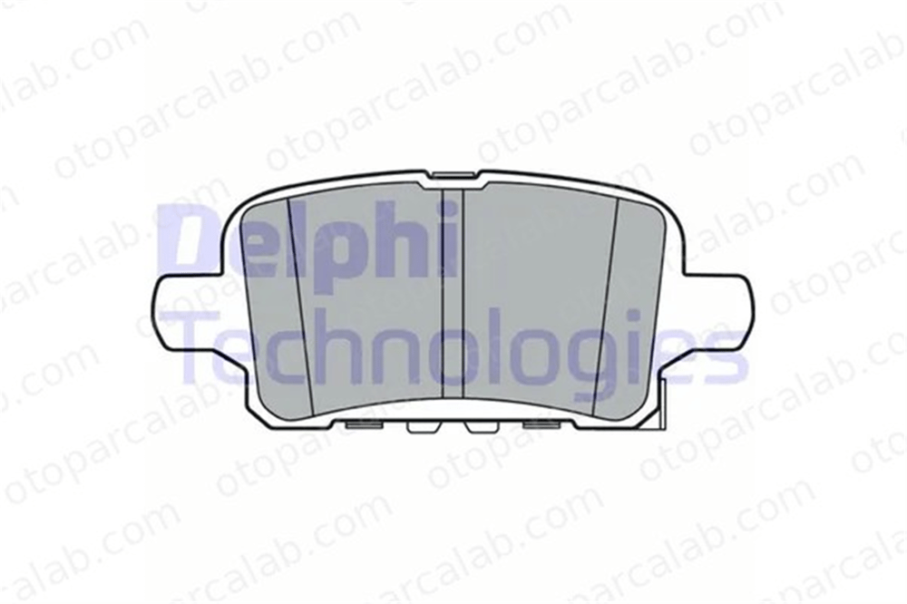 DELPHI LP3372 Fren Disk Balata Arka OPEL INSIGNIA B Grand Sport INSIGNIA B Sports Tourer 13517515 1684934080