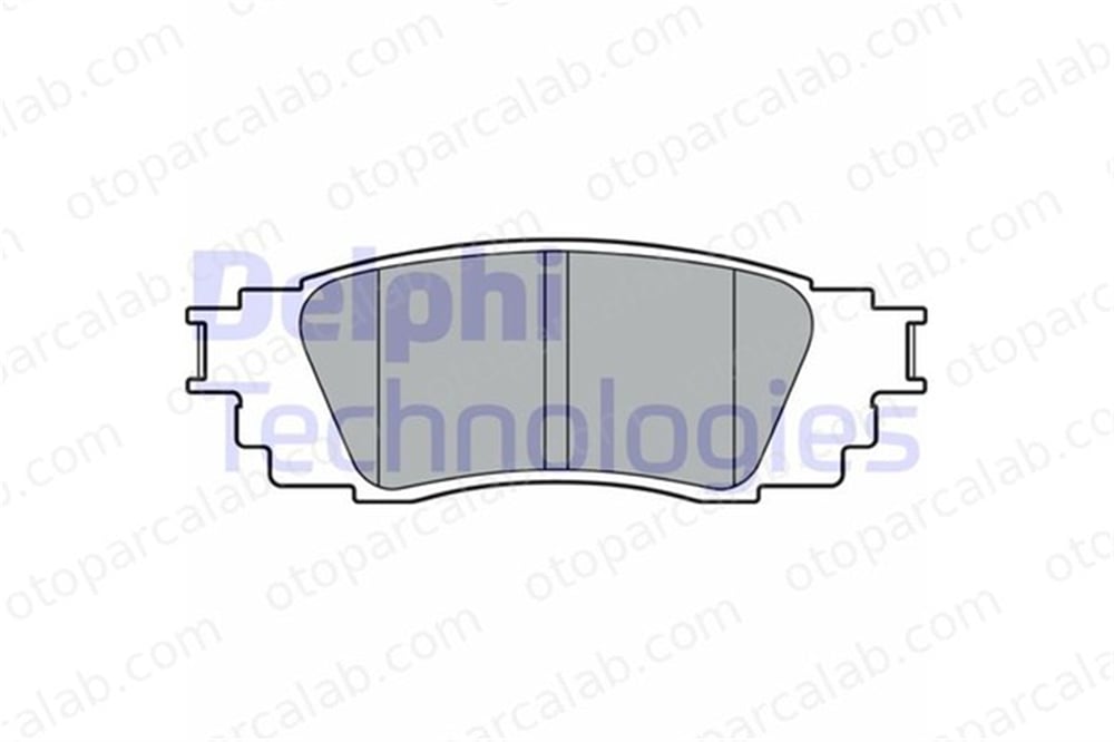 DELPHI LP3379 Fren Disk Balata Arka TOYOTA C-HR C-HR VAN 446610010 446610011