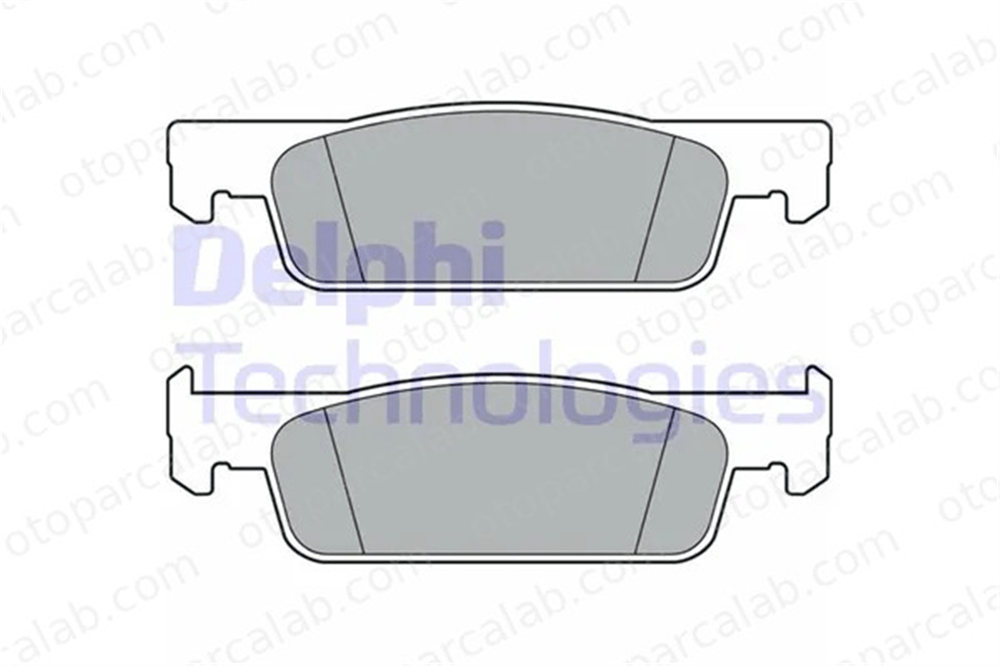 DELPHI LP3387 Fren Disk Balata Ön DACIA SANDERO II LOGAN II 410600222R