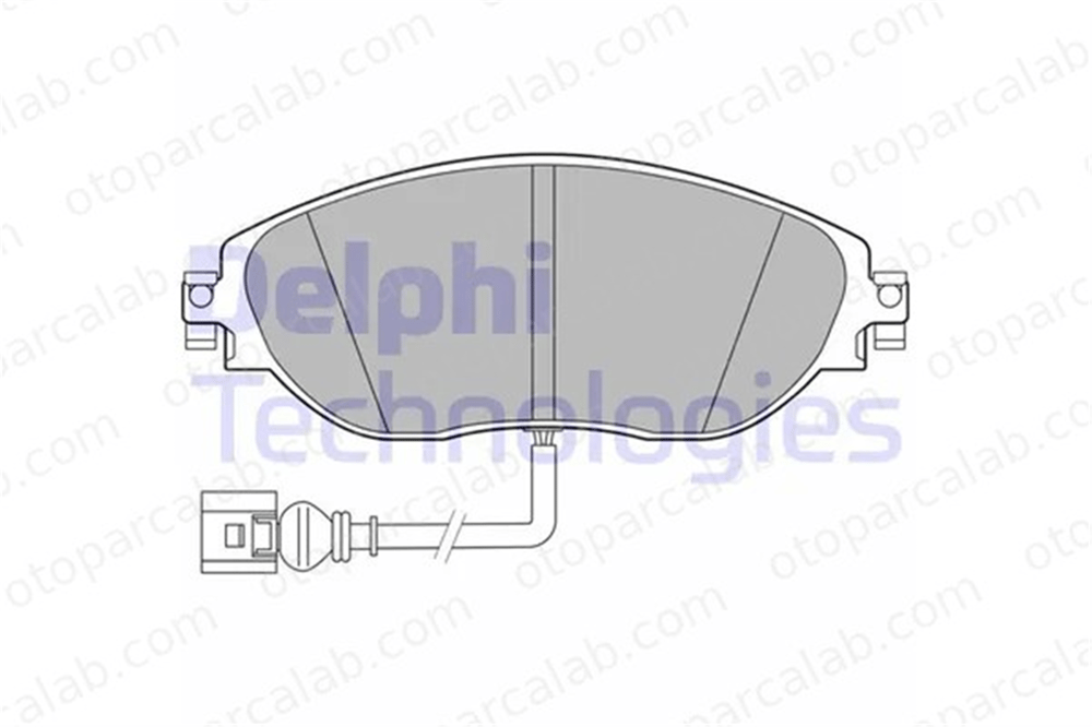 DELPHI LP3389 Fren Disk Balata Ön AUDI A3 Limousine A3 Sportback 8V0698151C 5Q0698151K