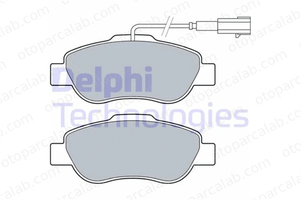 DELPHI LP3412 Fren Disk Balata Ön FIAT PANDA PANDA Kasa/eğik arka 1731171 77365817