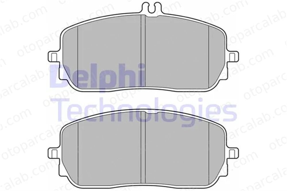 DELPHI LP3437 Fren Disk Balata Ön MERCEDES-BENZ A-SERISI A-SERISI Sedan A0004207200 A0004203005