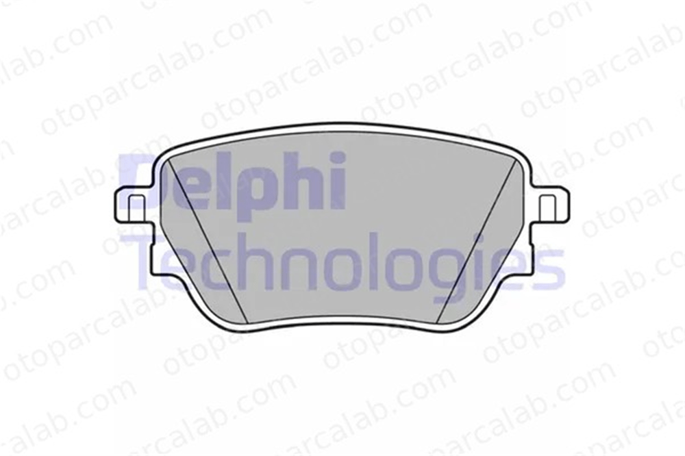DELPHI LP3438 Fren Disk Balata Arka MERCEDES-BENZ A-SERISI A-SERISI Sedan A0004207500 A0004205703