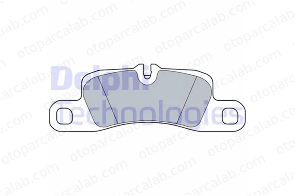 DELPHI LP3546 Fren Disk Balata Ön PORSCHE CAYENNE 95835293971 95835293972