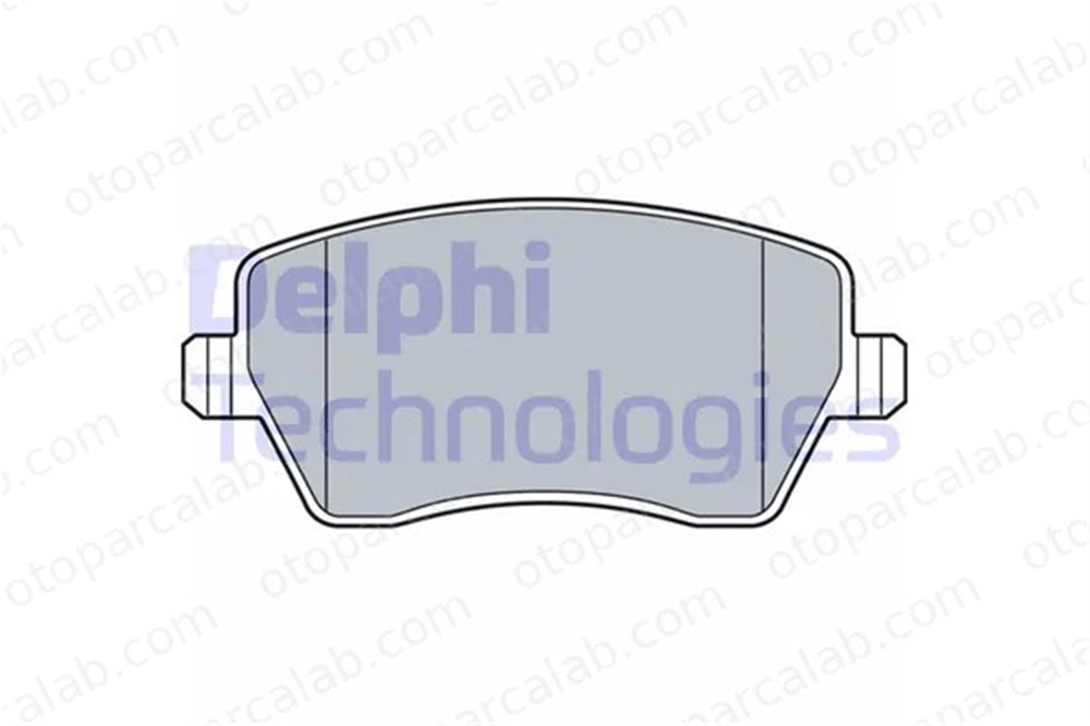 DELPHI LP3551 Fren Disk Balata Ön RENAULT CLIO III CLIO III Grandtour 410604076R 410604775R