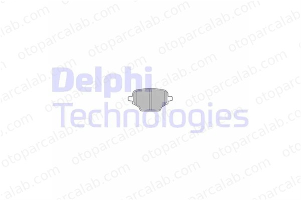 DELPHI LP3580 Fren Disk Balata Arka CITROËN BERLINGO Kasa/büyük limuzin PEUGEOT PARTNER Kasa/büyük limuzin 1635254980 1647887380
