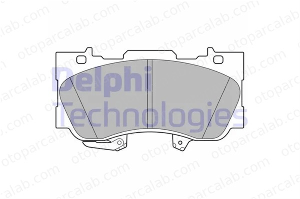 DELPHI LP3592 Fren Disk Balata Ön FORD USA MUSTANG Convertible MUSTANG Coupe 2044140 5278344