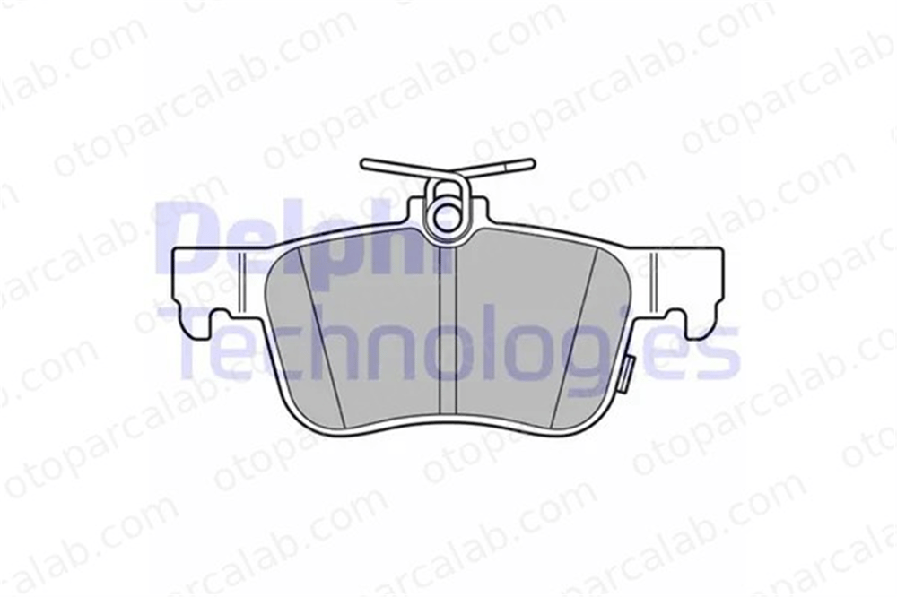 DELPHI LP3607 Fren Disk Balata Arka FORD KUGA II GALAXY III LX612M007BEA MEDG9J2M007HA