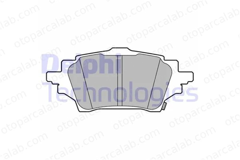 DELPHI LP3608 Fren Disk Balata Arka TOYOTA COROLLA Sedan C-HR 446602400 0446602400