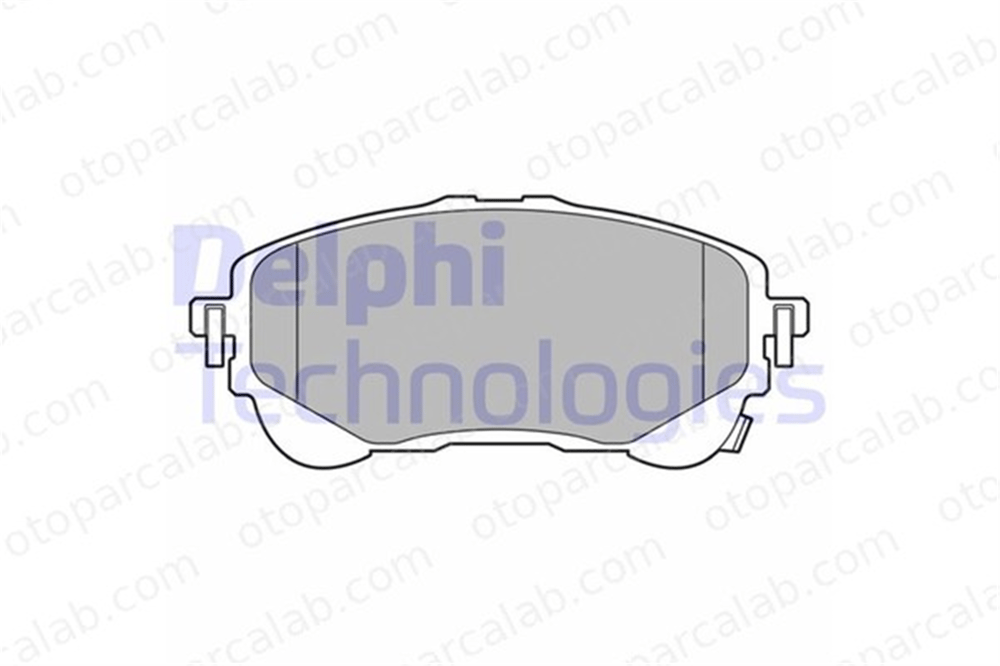 DELPHI LP3609 Fren Disk Balata Ön TOYOTA COROLLA Sedan COROLLA Hatchback 446502470 04465-02470