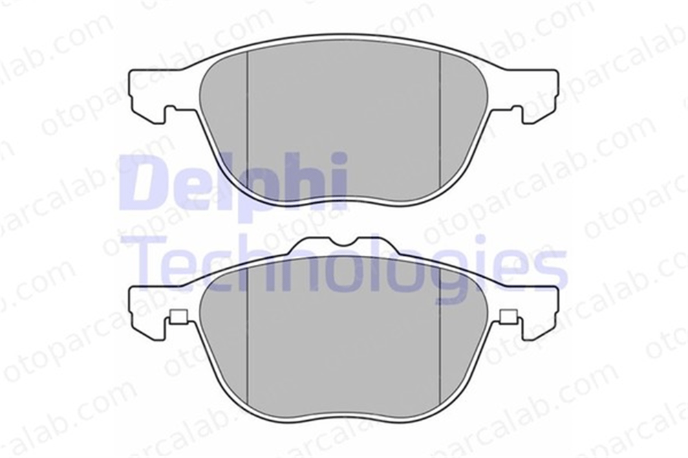 DELPHI LP3650 Fren Disk Balata Ön FORD TOURNEO CONNECT / GRAND TOURNEO CONNECT V408 MPV TRANSIT CONNECT V408 Kasa/büyük limuzin CV612K021BA 1797211