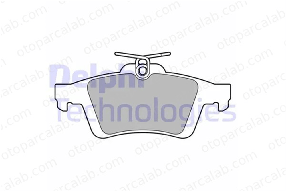 DELPHI LP3653 Fren Disk Balata Arka FORD TOURNEO CONNECT / GRAND TOURNEO CONNECT V408 MPV TRANSIT CONNECT V408 Kasa/büyük limuzin 2252494 KTKV6C2M008AB