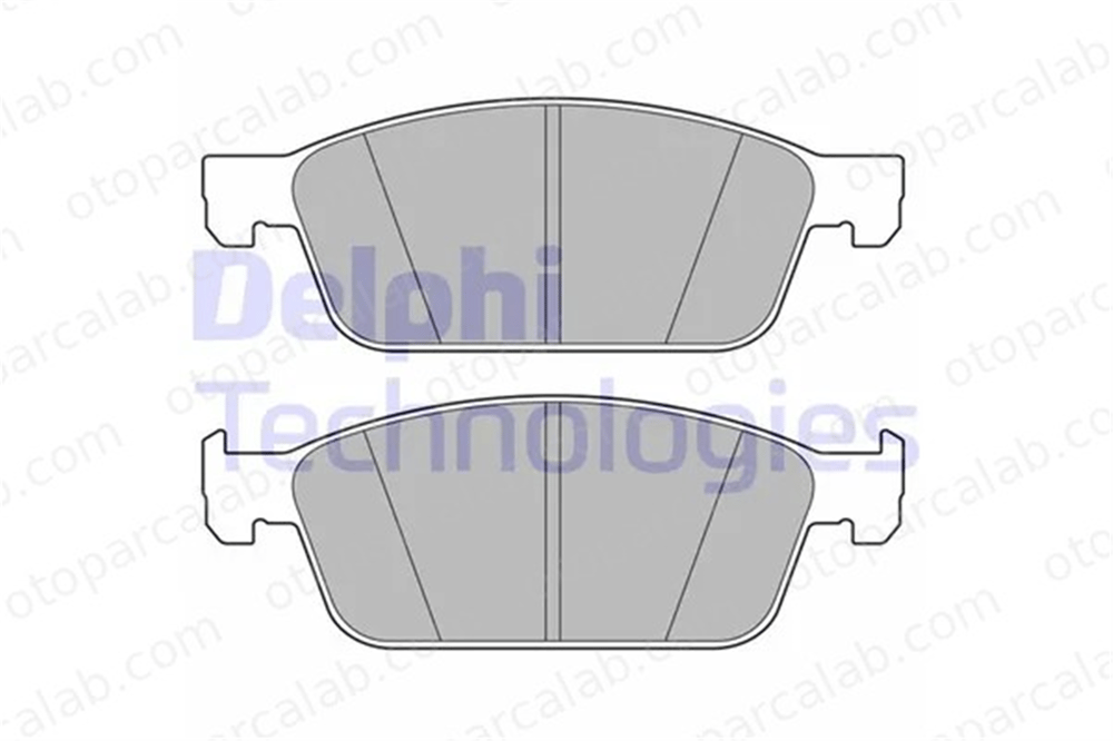 DELPHI LP3672 Fren Disk Balata Ön FORD TOURNEO CONNECT / GRAND TOURNEO CONNECT V408 MPV TRANSIT CONNECT MPV 2005900 5181461