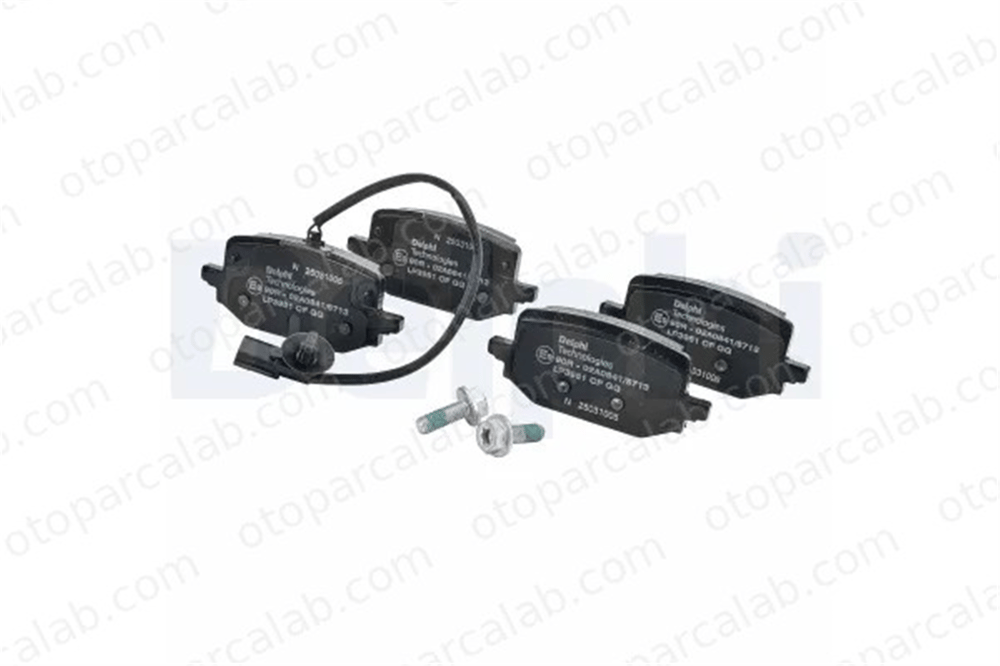 DELPHI LP3951 Fren Disk Balata Arka FORD TRANSIT Platform şasi A420420490 A4204206200