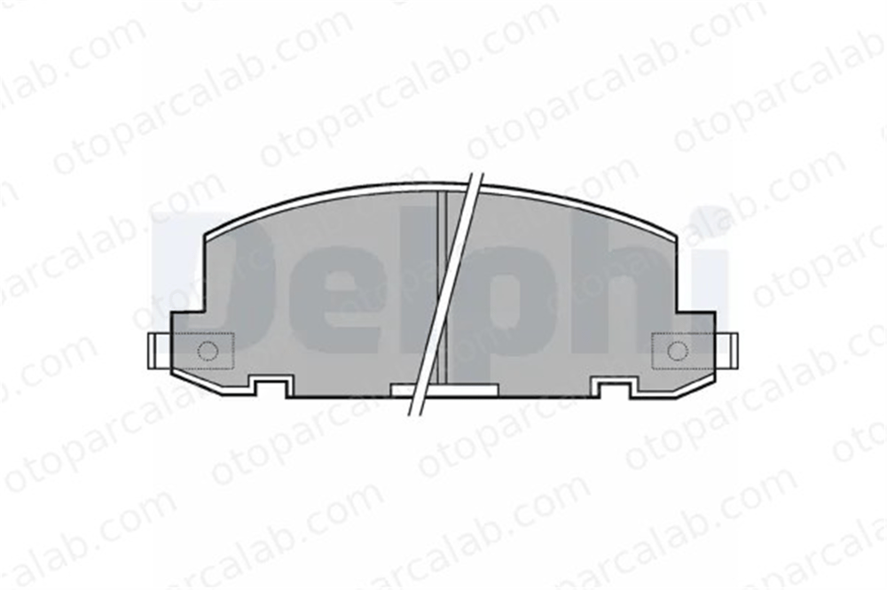 DELPHI LP412 Fren Disk Balata Ön ISUZU TROOPER I GEMINI 8941336421 8941336851