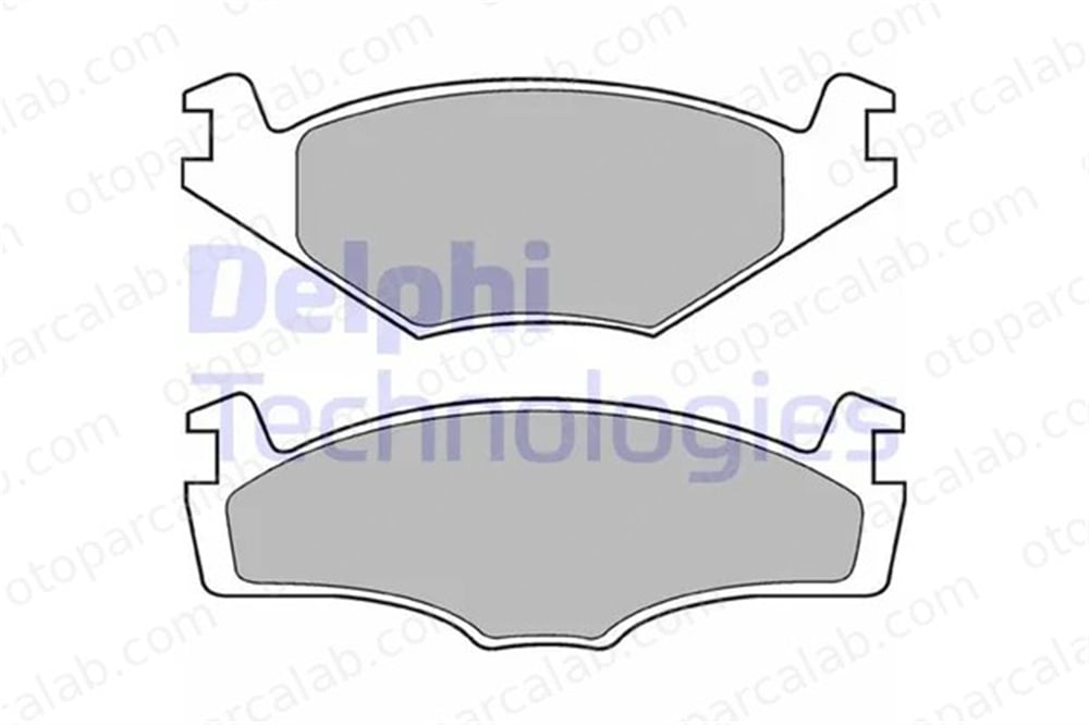 DELPHI LP421 Fren Disk Balata Ön VW JETTA II GOLF II 171698151G 1H0698151