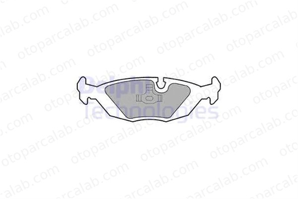 DELPHI LP442 Fren Disk Balata Arka BMW 3 5 34211153196 34211153913