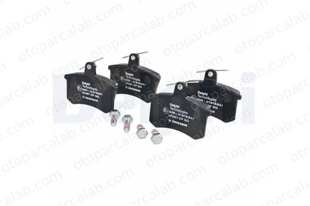 DELPHI LP451 Fren Disk Balata Arka AUDI 100 C3 Sedan 100 C3 Avant 4D0698451B 16416260030130