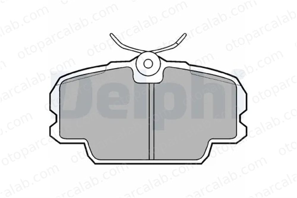 DELPHI LP455 Fren Disk Balata Ön BMW 3 MERCEDES-BENZ 190 14201020 14208120