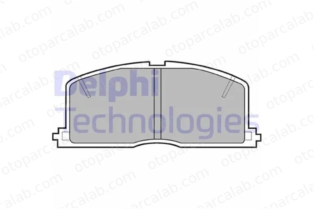 DELPHI LP460 Fren Disk Balata Ön TOYOTA COROLLA COROLLA Liftback 446512020 0446512020