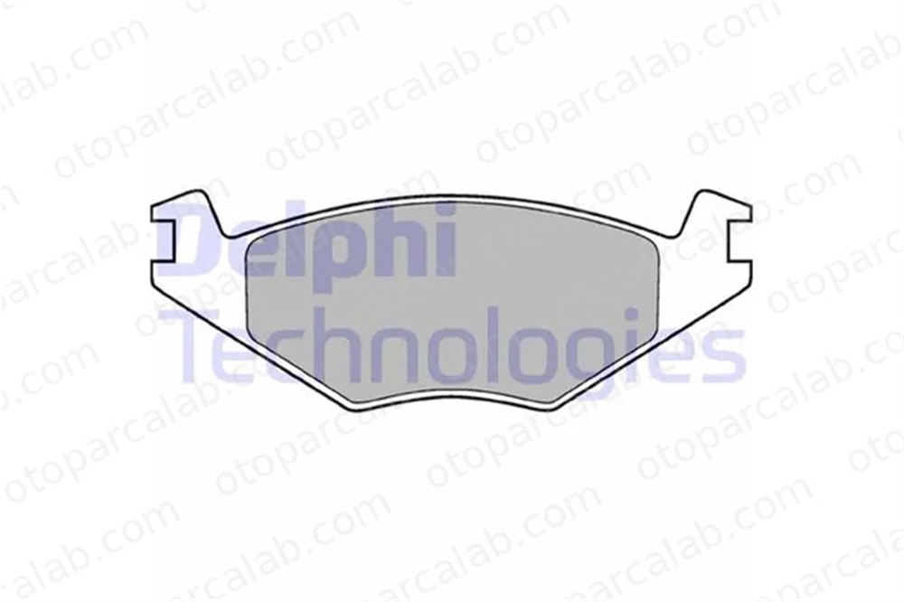 DELPHI LP505 Fren Disk Balata Ön VW GOLF II JETTA II 191615115K