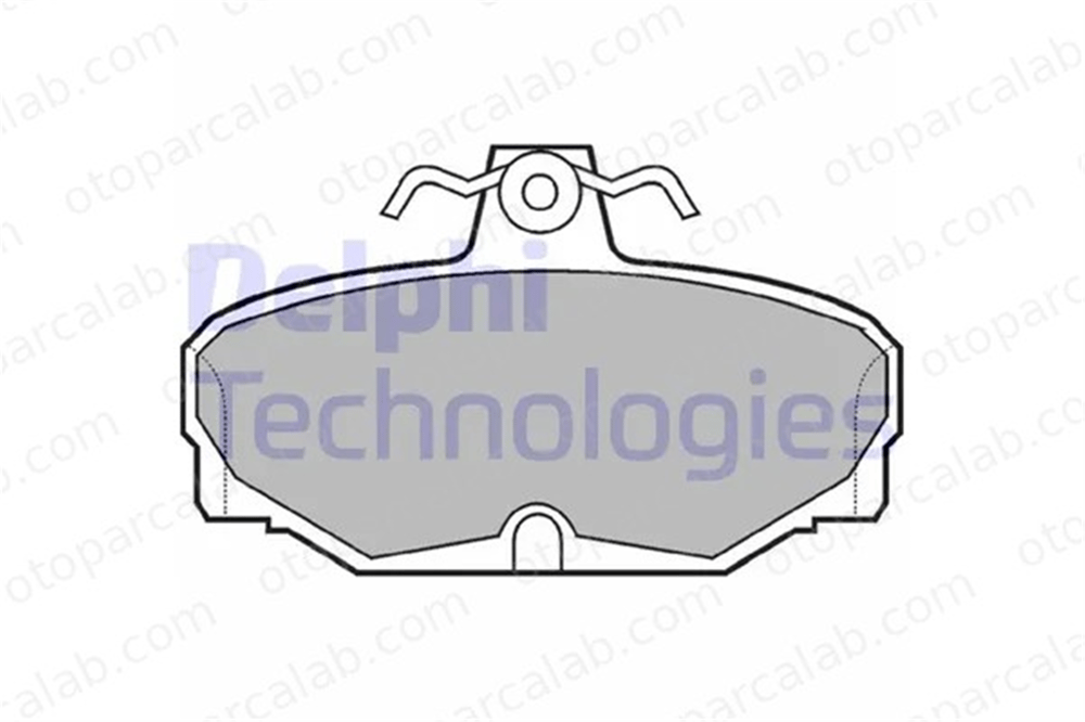 DELPHI LP507 Fren Disk Balata Ön FORD SIERRA II SIERRA II Hatchback 1543375 1111281